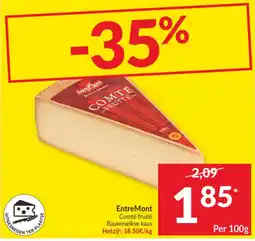 Intermarché EntreMont Comté fruité aanbieding