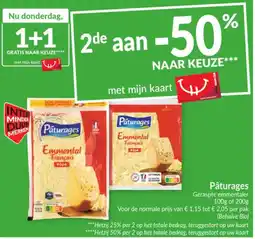 Intermarché Geraspte emmentaler aanbieding