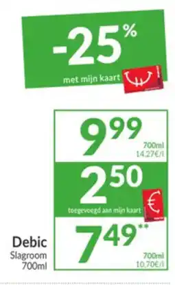 Intermarché Debic Slagroom aanbieding