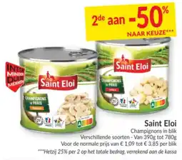 Intermarché Saint Eloi champignons in blik aanbieding