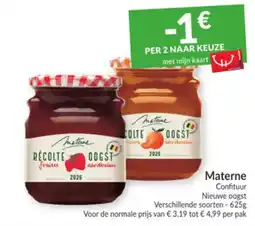 Intermarché Materne confituur aanbieding