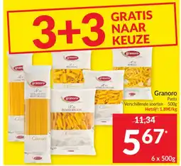 Intermarché Granoro pasta aanbieding