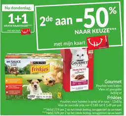 Intermarché Gourmet Pouches voor katten aanbieding