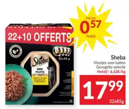 Intermarché Sheba mini filets aanbieding