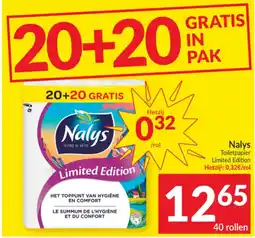 Intermarché Nalys toilet papier aanbieding
