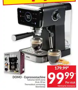 Intermarché Domo - Espressomachine aanbieding