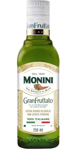 Albert Heijn Monini Gran fruttato extra vierge olijfolie aanbieding