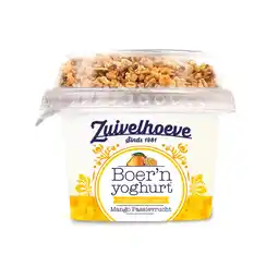 Albert Heijn Zuivelhoeve Boer'n yoghurt mango-passie muesli aanbieding