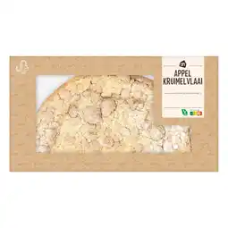 Albert Heijn AH Appelkruimelvlaai half aanbieding
