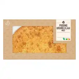 Albert Heijn AH Puddingkruimelvlaai half aanbieding