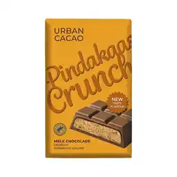 Albert Heijn Urban Cacao Pinda crunch melk chocolade aanbieding