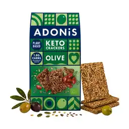 Albert Heijn Adonis Keto crackers olive & chia seeds aanbieding