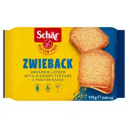 Albert Heijn Schär Zwieback beschuit glutenvrij aanbieding