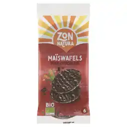 Albert Heijn Zonnatura Maiswafel chocolade puur aanbieding