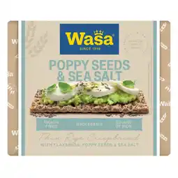 Albert Heijn Wasa Crunchy twist poppy seeds & sea salt aanbieding