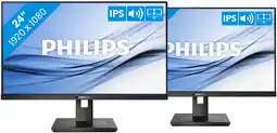 Coolblue Philips 242B1G/00 Duo Pack aanbieding