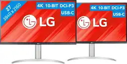 Coolblue LG 27UP850N-W Duo pack aanbieding