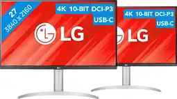 Coolblue LG 27UP850K-W.AEU Lot de 2 aanbieding