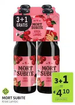 BelBev Mort subite kriek lambic aanbieding