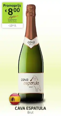 BelBev Cava espatula Brut aanbieding