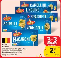 Carrefour Market Pasta Soubry aanbieding
