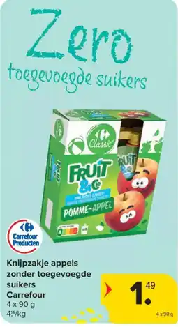 Carrefour Market Knijpzakje appels aanbieding
