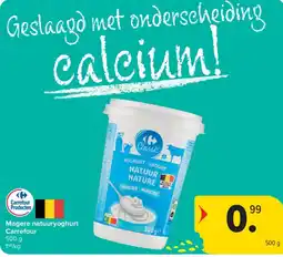 Carrefour Market Magere natuuryoghurt Carrefour aanbieding