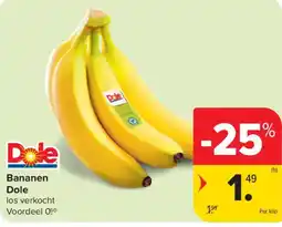 Carrefour Bananen Dole aanbieding