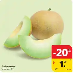 Carrefour Market Galiameloen aanbieding