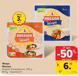 Carrefour Market Wraps Mission aanbieding