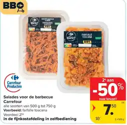 Carrefour Market Salades voor de barbecue aanbieding
