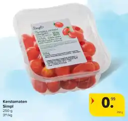 Carrefour Market Kerstomaten Simpl aanbieding