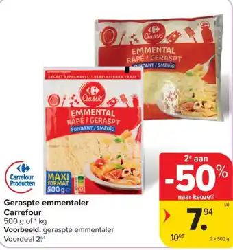 Geraspte emmentaler