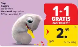 Carrefour Market Skyr Siggi's aanbieding