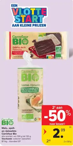 Carrefour Market Carrefour Bio rijstwafels aanbieding