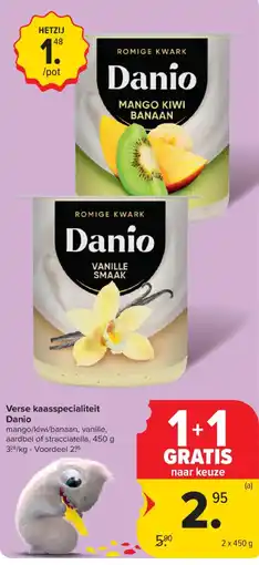 Carrefour Verse kaasspecialiteit Danio aanbieding