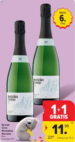 Carrefour Market Spanje Cava Montañas Rocosas Brut aanbieding