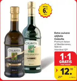 Carrefour Market Extra zuivere olijfolie Colavita aanbieding