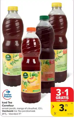 Carrefour Iced Tea Carrefour aanbieding