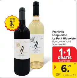 Carrefour Frankrijk Languedoc Le Petit Hippolyte aanbieding