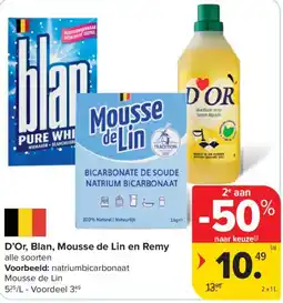 Carrefour D'Or, Blan, Mousse de Lin en Remy aanbieding
