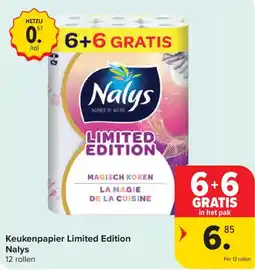 Carrefour Keukenpapier Limited Edition Nalys aanbieding