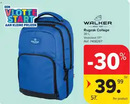 Carrefour Rugzak College aanbieding