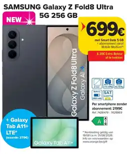 Carrefour Samsung galaxy z fold8 ultra aanbieding