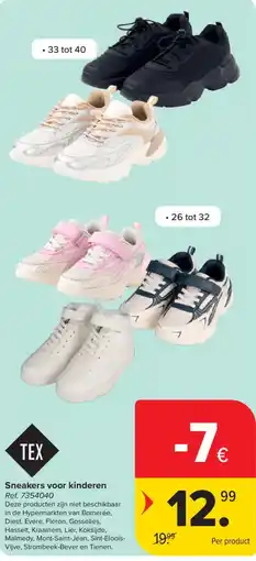 Carrefour Sneakers voor kinderen aanbieding