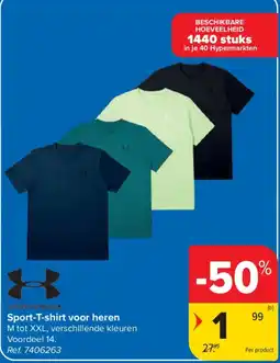 Carrefour Sport-t-shirt voor heren aanbieding