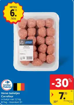 Carrefour Verse balletjes Carrefour aanbieding