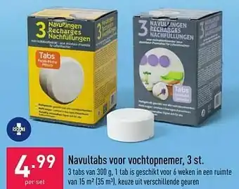 ALDI Navultabs voor vochtopnemer aanbieding