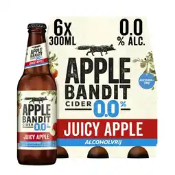 Albert Heijn Apple Bandit Juicy apple 0.0 cider 6-pack aanbieding