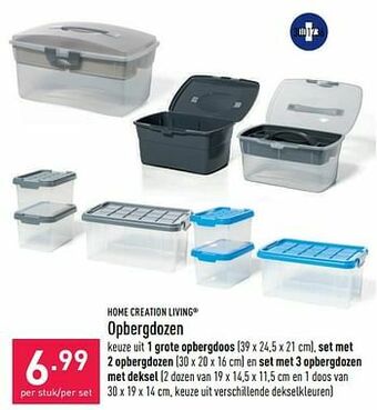ALDI Opbergdozen aanbieding